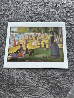 Seurat-Inspired 'A Sunday on La Grande Jatte' Art Print - Multi-Color